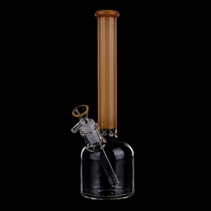 Smoke Cartel Rounded Beaker with Ice Pinch Bong - 12 in.