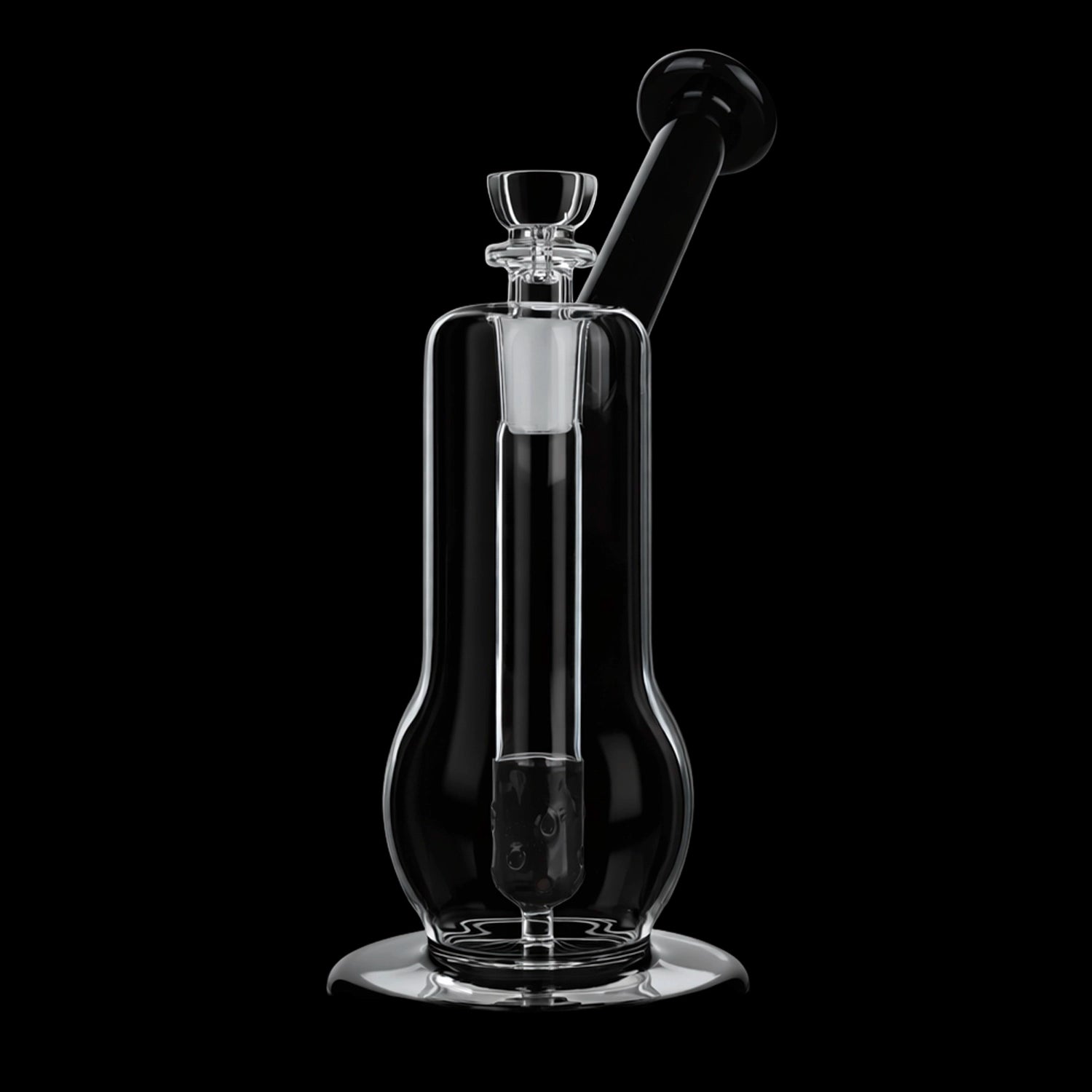 Smoke Cartel Curvy Diffused Bubbler Bong - 8 in.