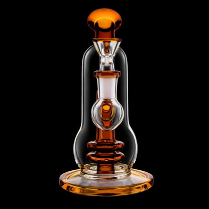 Smoke Cartel Curvy Double-Up Bubbler Bong - 6 in.