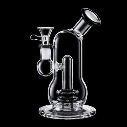 Smoke Cartel Curvy Double-Up Bubbler Bong - 6 in.