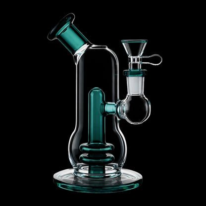 Smoke Cartel Curvy Double-Up Bubbler Bong - 6 in.
