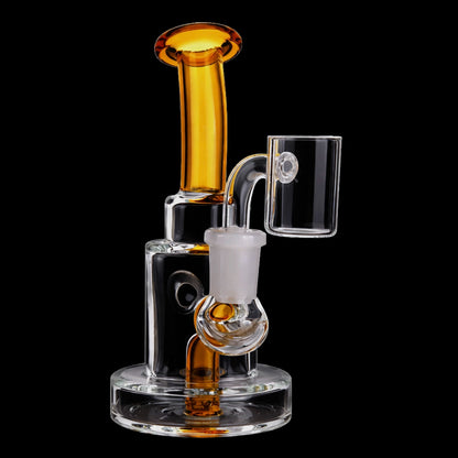 Smoke Cartel Colored Accents Dual-Use Mini Bong - 5.5 in.