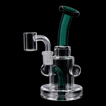 Smoke Cartel Colored Accents Dual-Use Mini Bong - 5.5 in.