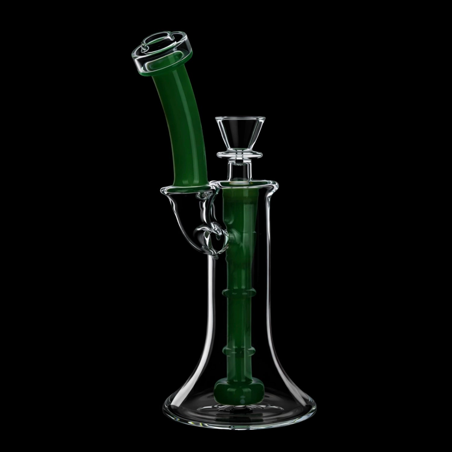 Smoke Cartel Colored Perc Bubbler Bong - 7.5 in.