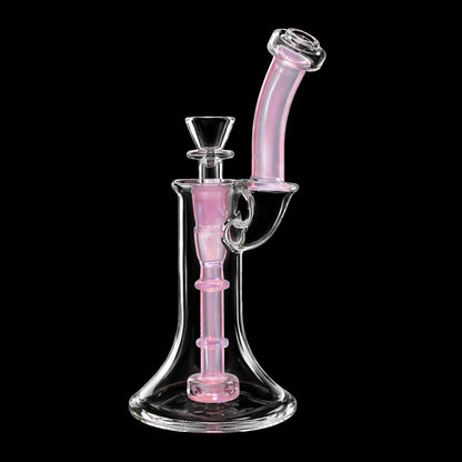 Smoke Cartel Colored Perc Bubbler Bong - 7.5 in.
