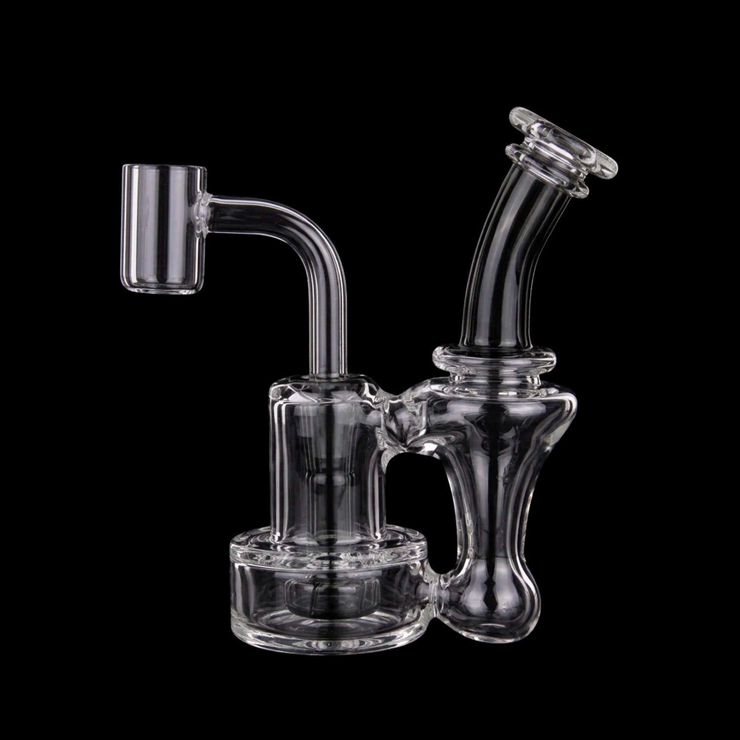 Smoke Cartel Mini Showerhead Dual - Use Bong - 4.8 in.