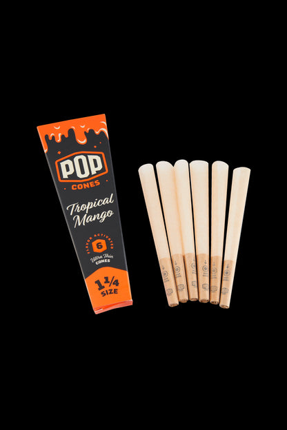 Pop Cones 1¼ Size Pre-Rolled Cones with Flavor Tip - Mixed 24 Pack