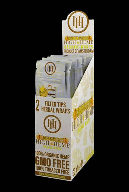 High Hemp Organic CBD Blunt Wraps - 25 Pack