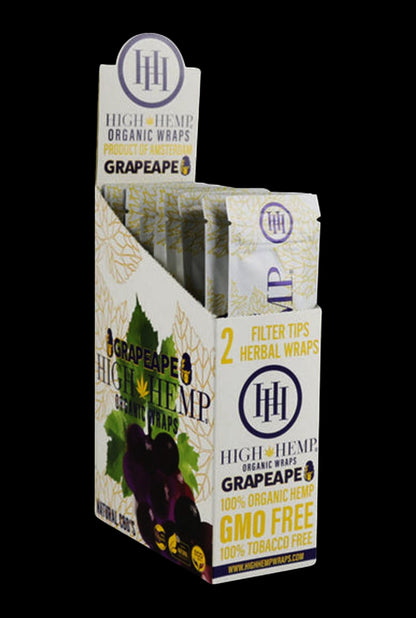 High Hemp Organic CBD Blunt Wraps - 25 Pack
