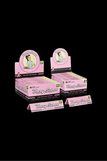 Blazy Susan Pink Rolling Papers - 50 Pack - Blazy Susan Pink Rolling Papers - 50 Pack