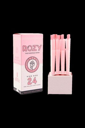 Rozy Pink King Size Pre-Rolled Cones – 24 Pack - Rozy Pink King Size Pre-Rolled Cones – 24 Pack