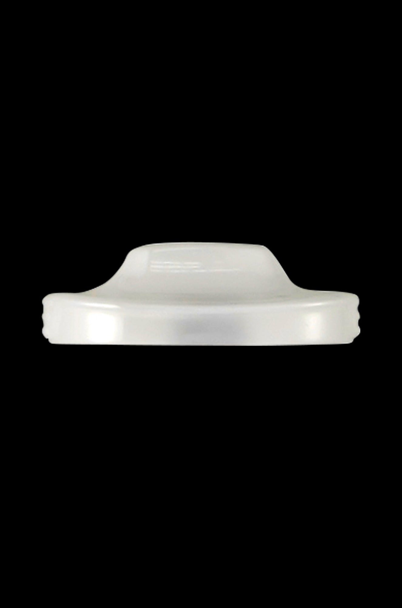 White silicone carb cap for cannabis concentrates.