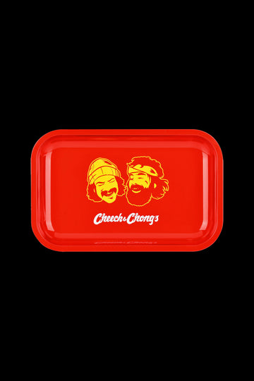Cheech & Chong x Pulsar Metal Rolling Tray - Red Faces - Cheech & Chong x Pulsar Metal Rolling Tray - Red Faces