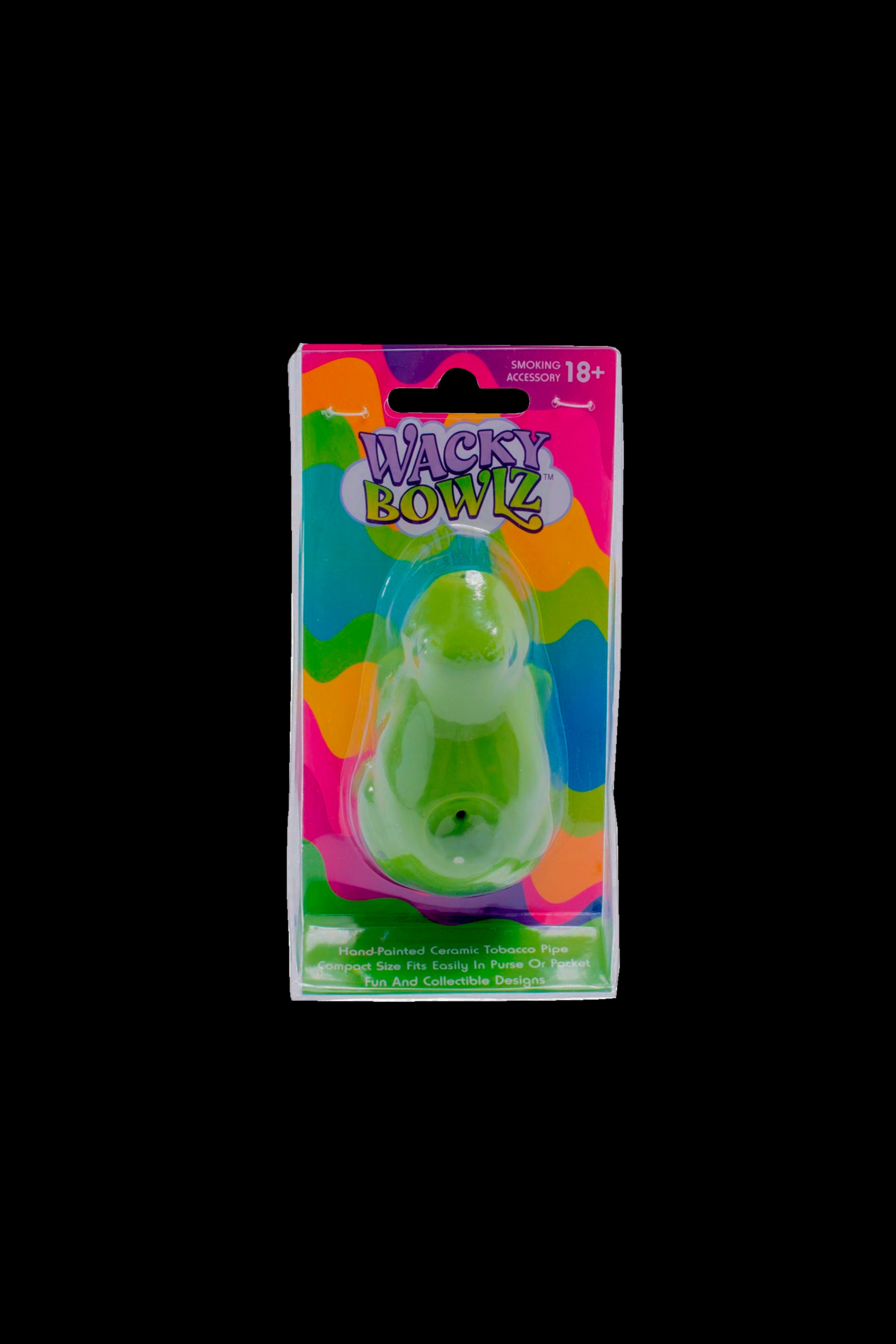 Wacky Bowlz Frog Ceramic Hand Pipe