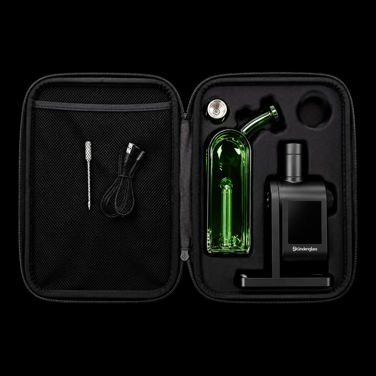 Stündenglass Modül + Dok Deluxe Travel Set - Green Glass