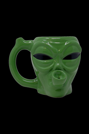 High Point Ceramic Alien Mug Pipe - High Point Ceramic Alien Mug Pipe