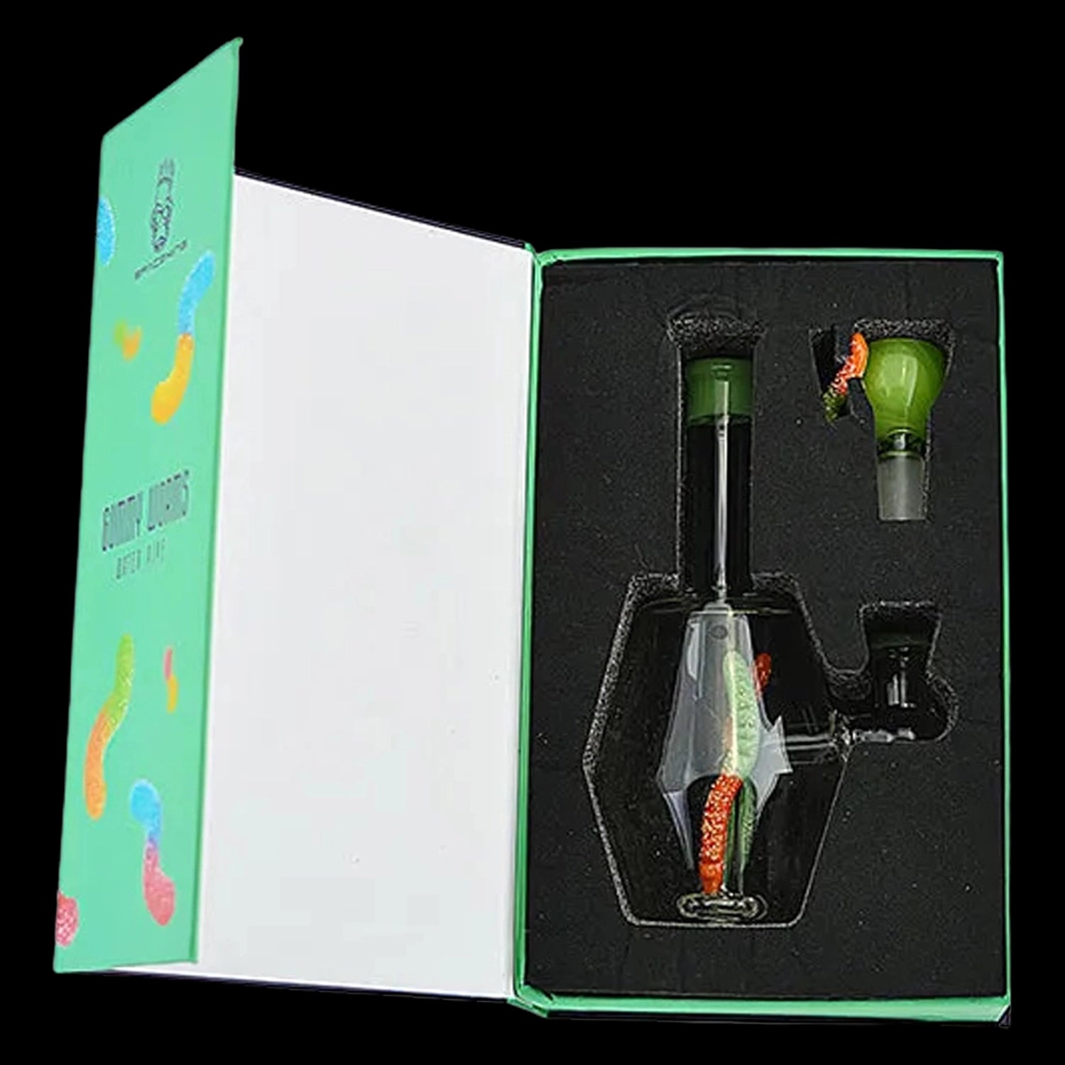 BDD Wholesale Space King Gummy Worms Water Pipe