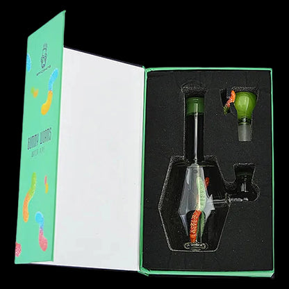 BDD Wholesale Space King Gummy Worms Water Pipe