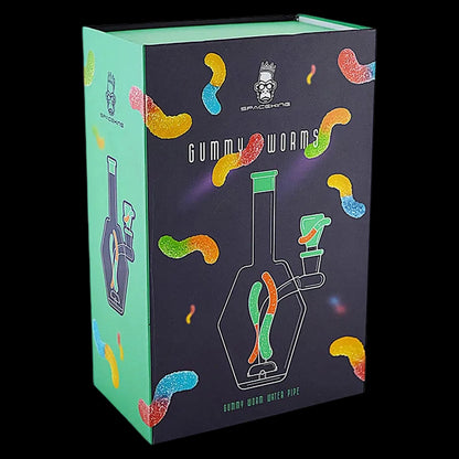 BDD Wholesale Space King Gummy Worms Water Pipe