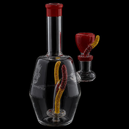BDD Wholesale Space King Gummy Worms Water Pipe