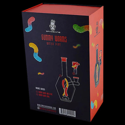 BDD Wholesale Space King Gummy Worms Water Pipe