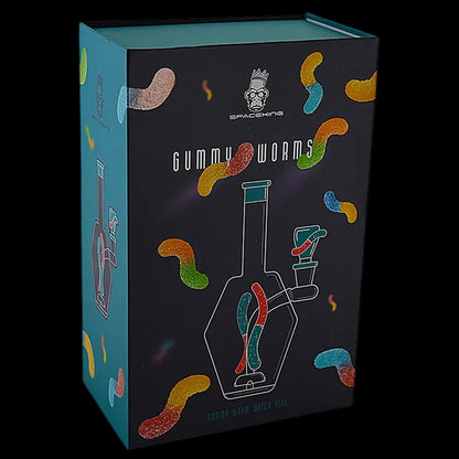 BDD Wholesale Space King Gummy Worms Water Pipe