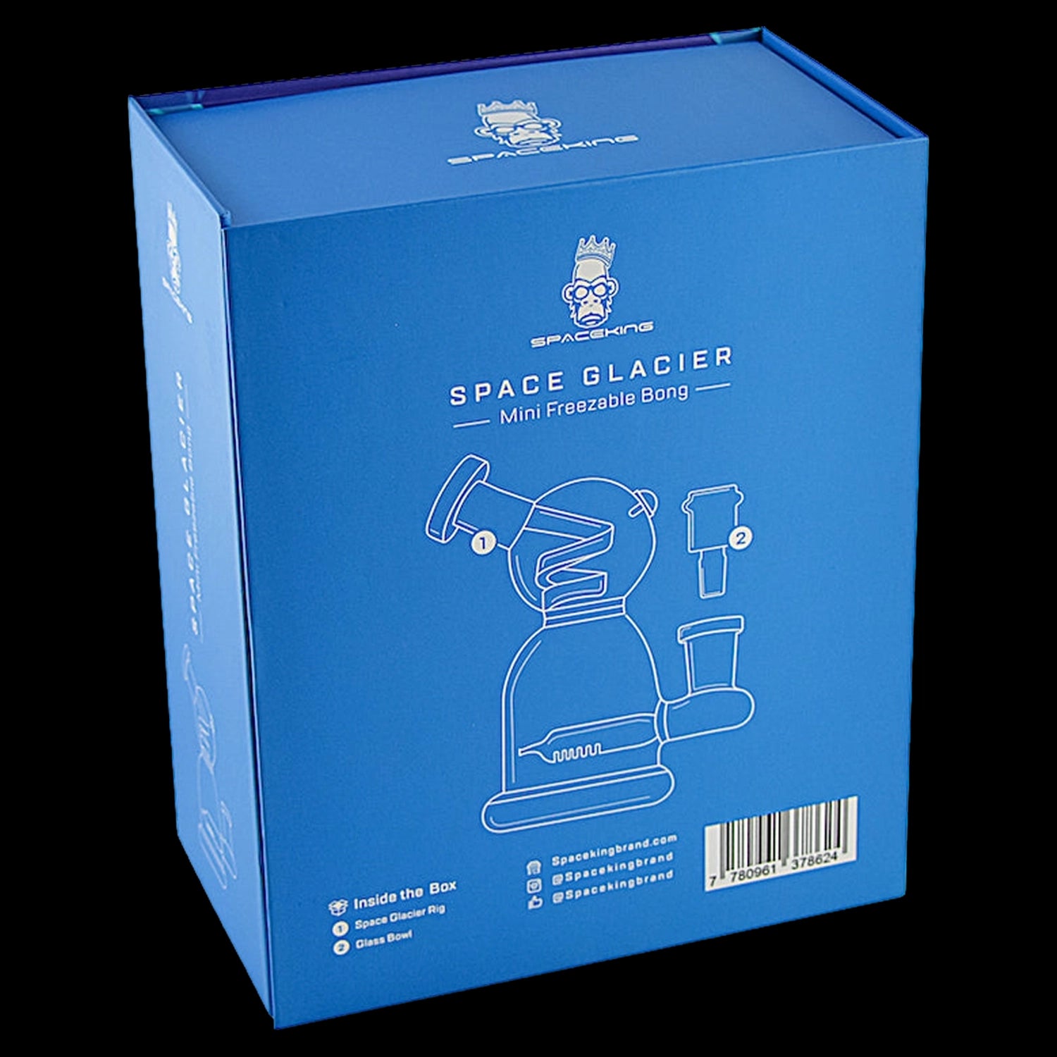 Space King Glass - 'Space Glacier' Freezable Bong