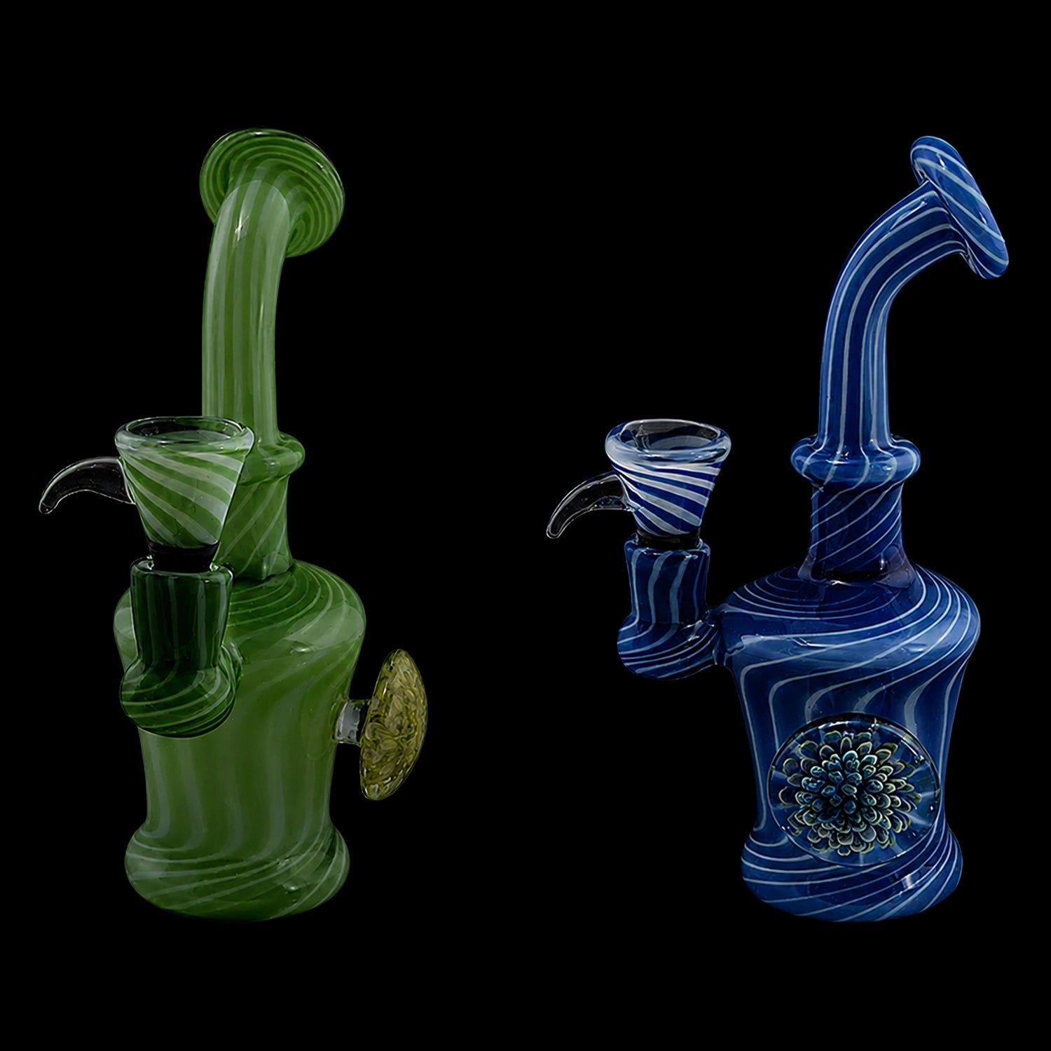 Raj LEAF Enterprise Slime Marble Water Pipe (6")