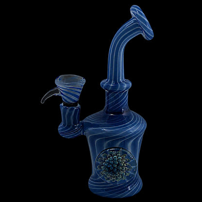 Raj LEAF Enterprise Slime Marble Water Pipe (6")