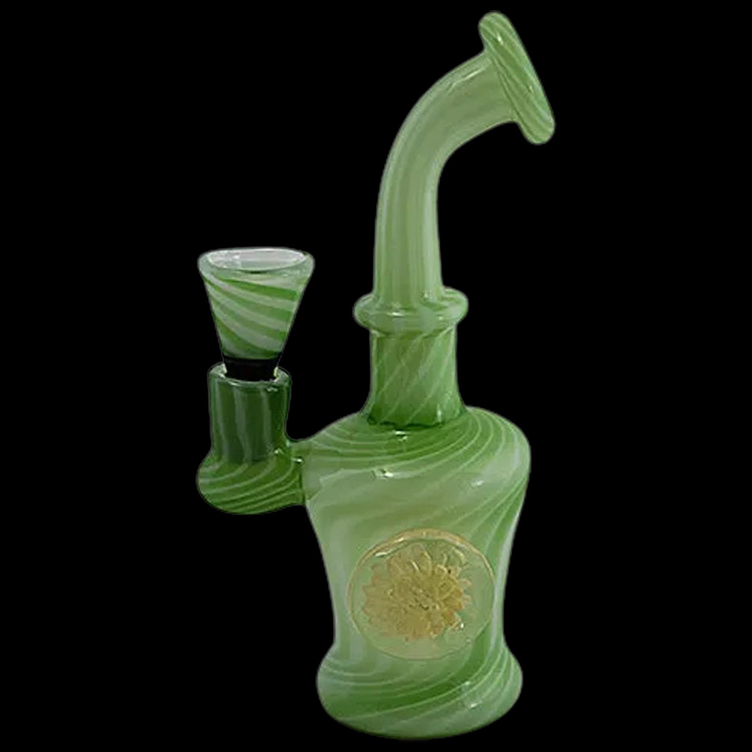 Raj LEAF Enterprise Slime Marble Water Pipe (6")