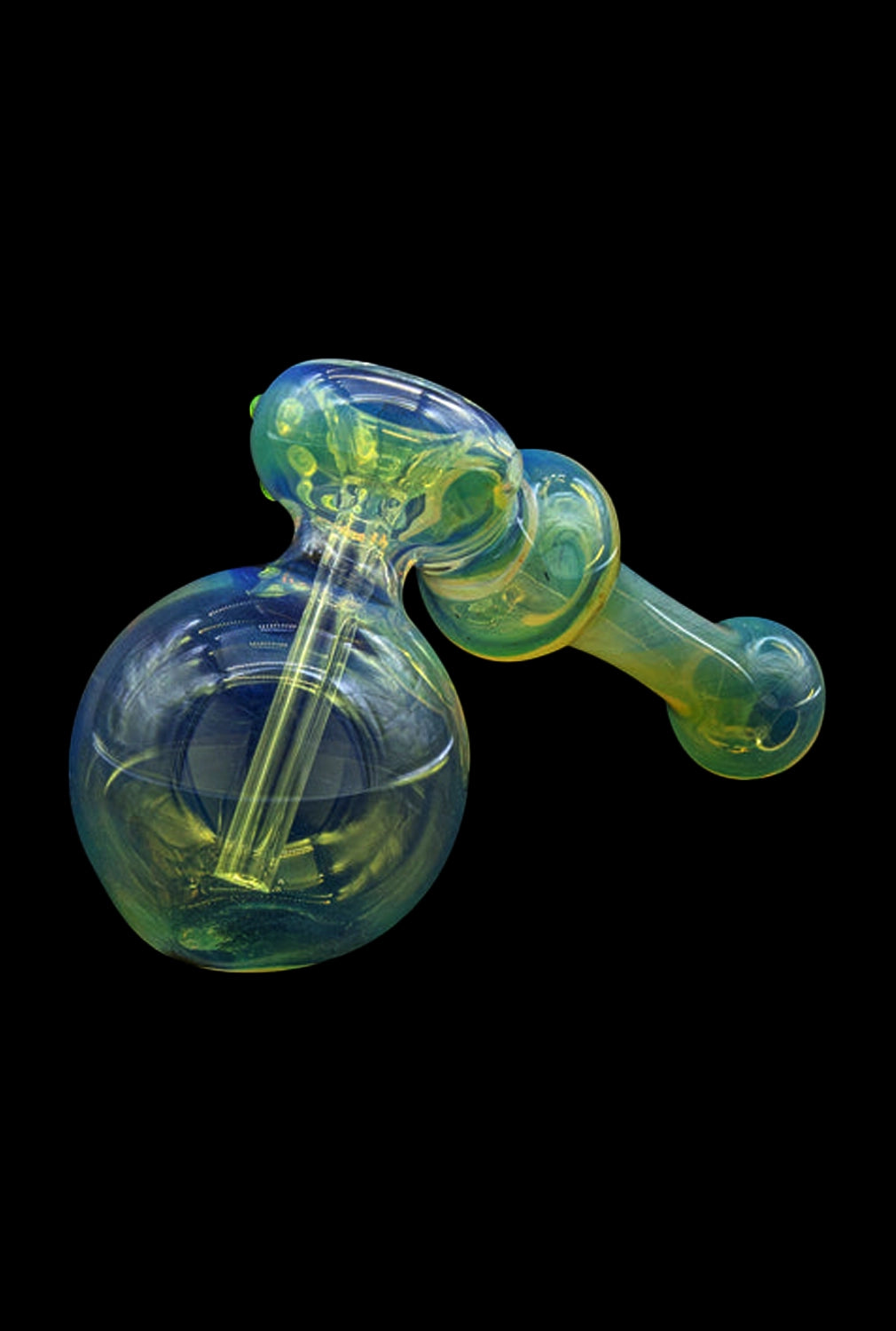 LA Pipes Fumed Bubbler Pipe - The Silver Hammer