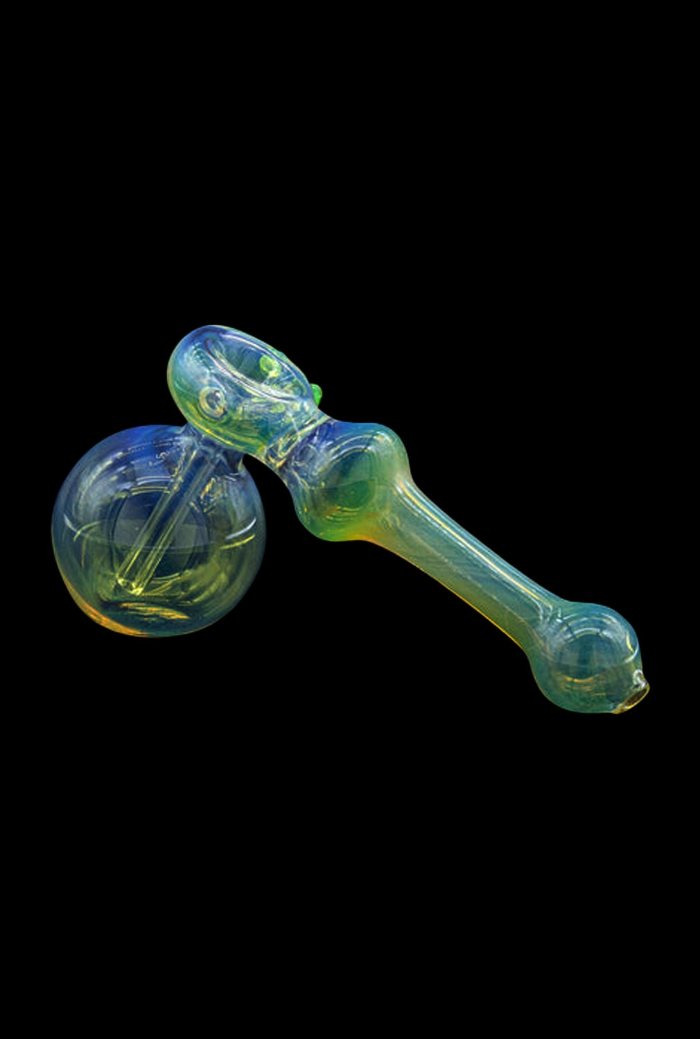 LA Pipes Fumed Bubbler Pipe - The Silver Hammer