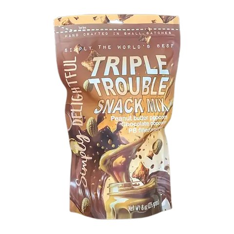 Simply Delightful Triple Trouble Snack Mix | Snackss