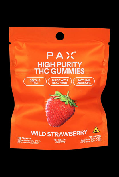 PAX High Purity D9 THC Gummies | 100mg | 10pc Pack