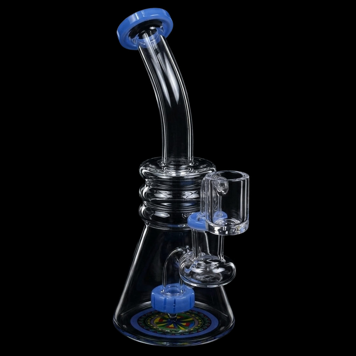 Rock Glass Glacial Gale 7" Beaker Dab Rig