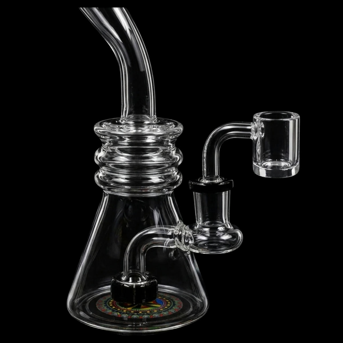Rock Glass Glacial Gale 7" Beaker Dab Rig