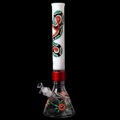 Inked Tall Beaker