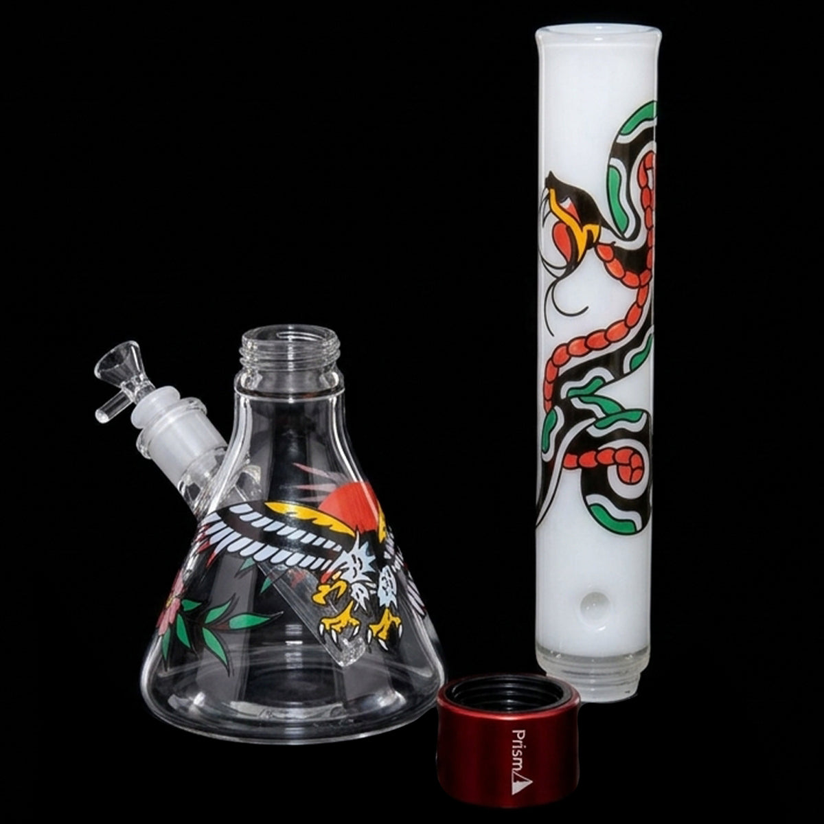 Inked Tall Beaker