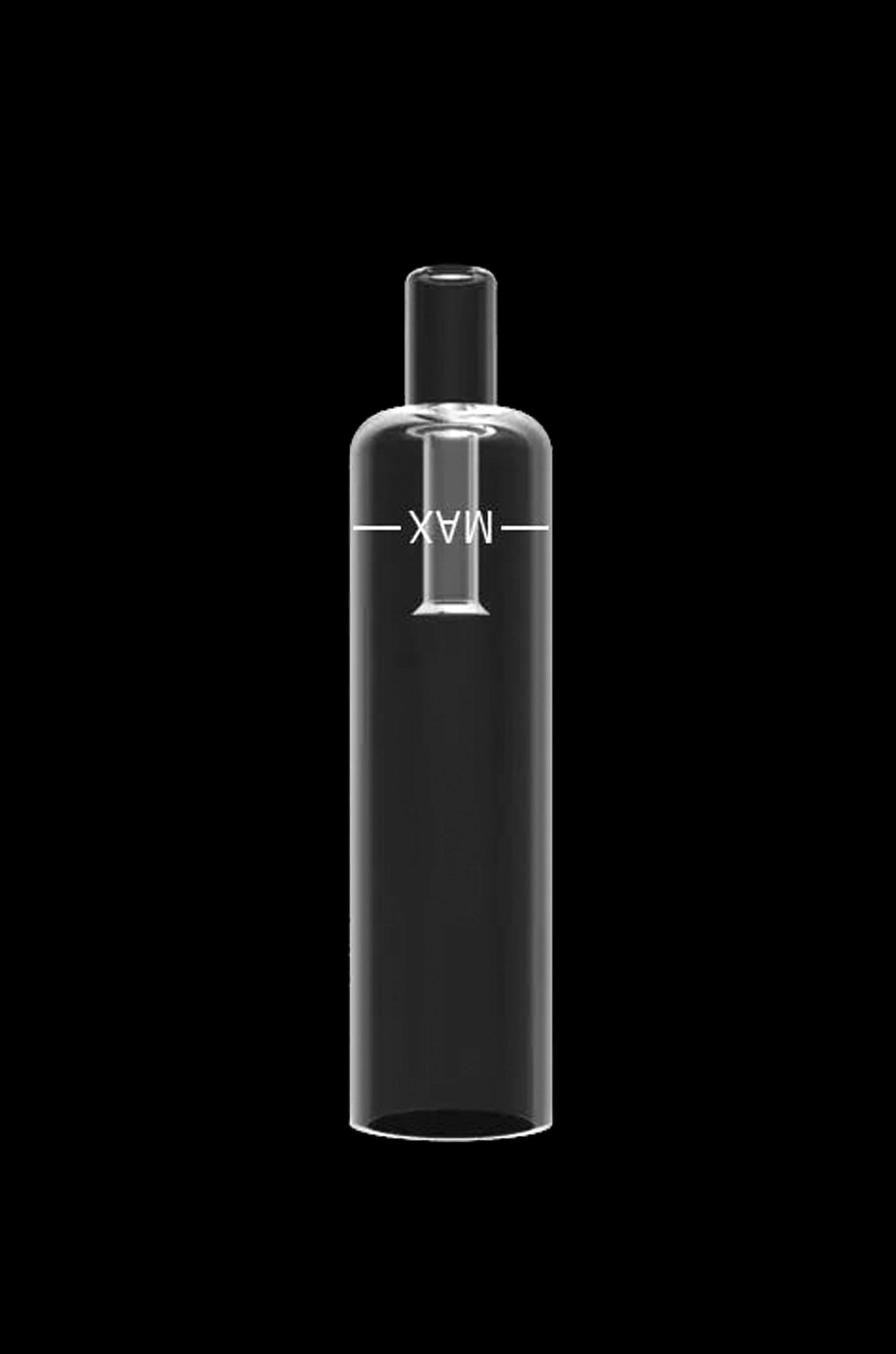Front view of the Sunakin SWAP/H20G Sunpipe Glass, a clear glass pipe with a simple cylindrical design.