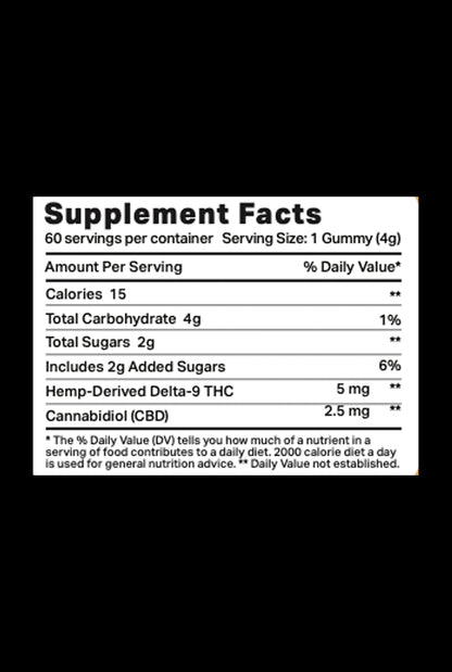 Delta 9 Gummies: 3-Pack