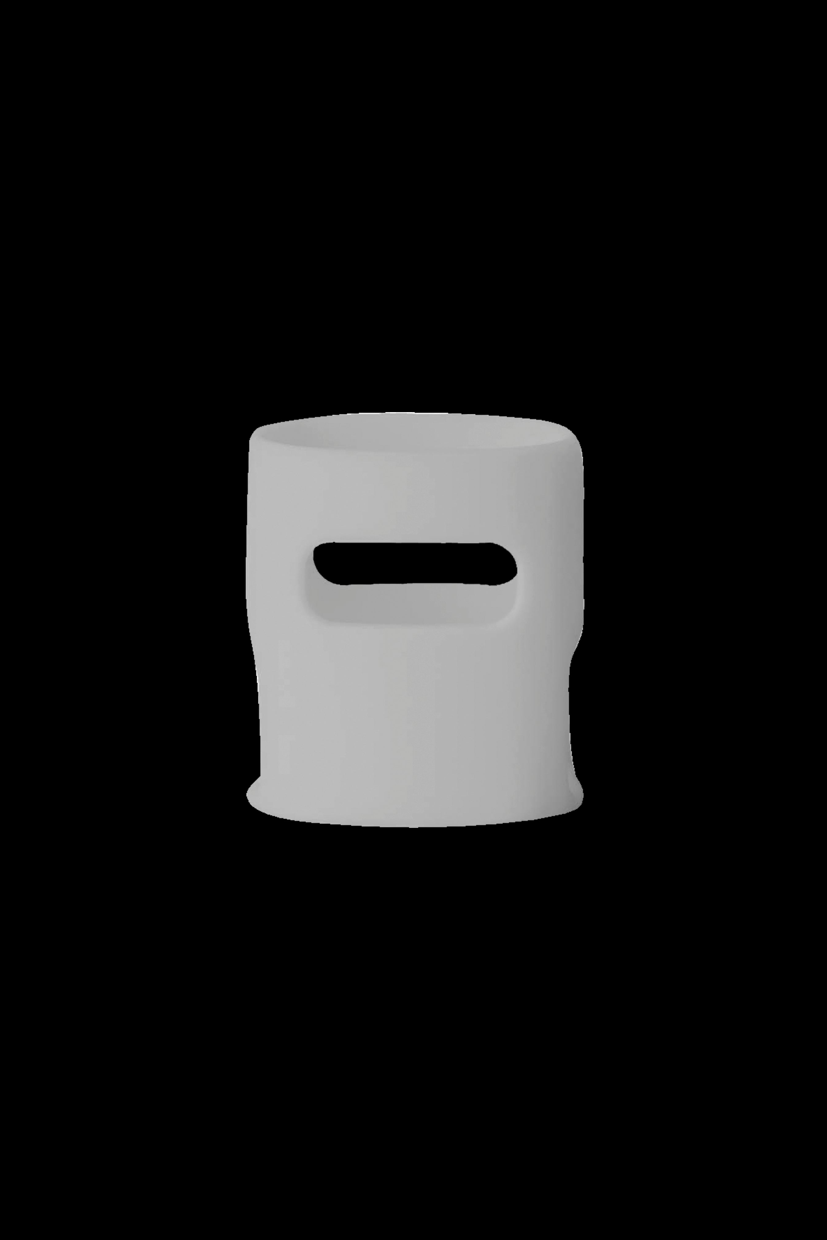 White silicone carb cap for cannabis concentrates.