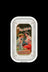 Vintage Zig-Zag rolling paper tin featuring an ornate design of two women in early 20th-century attire. <start_of_image> - Zig Zag Rolling Tray - Lanterns