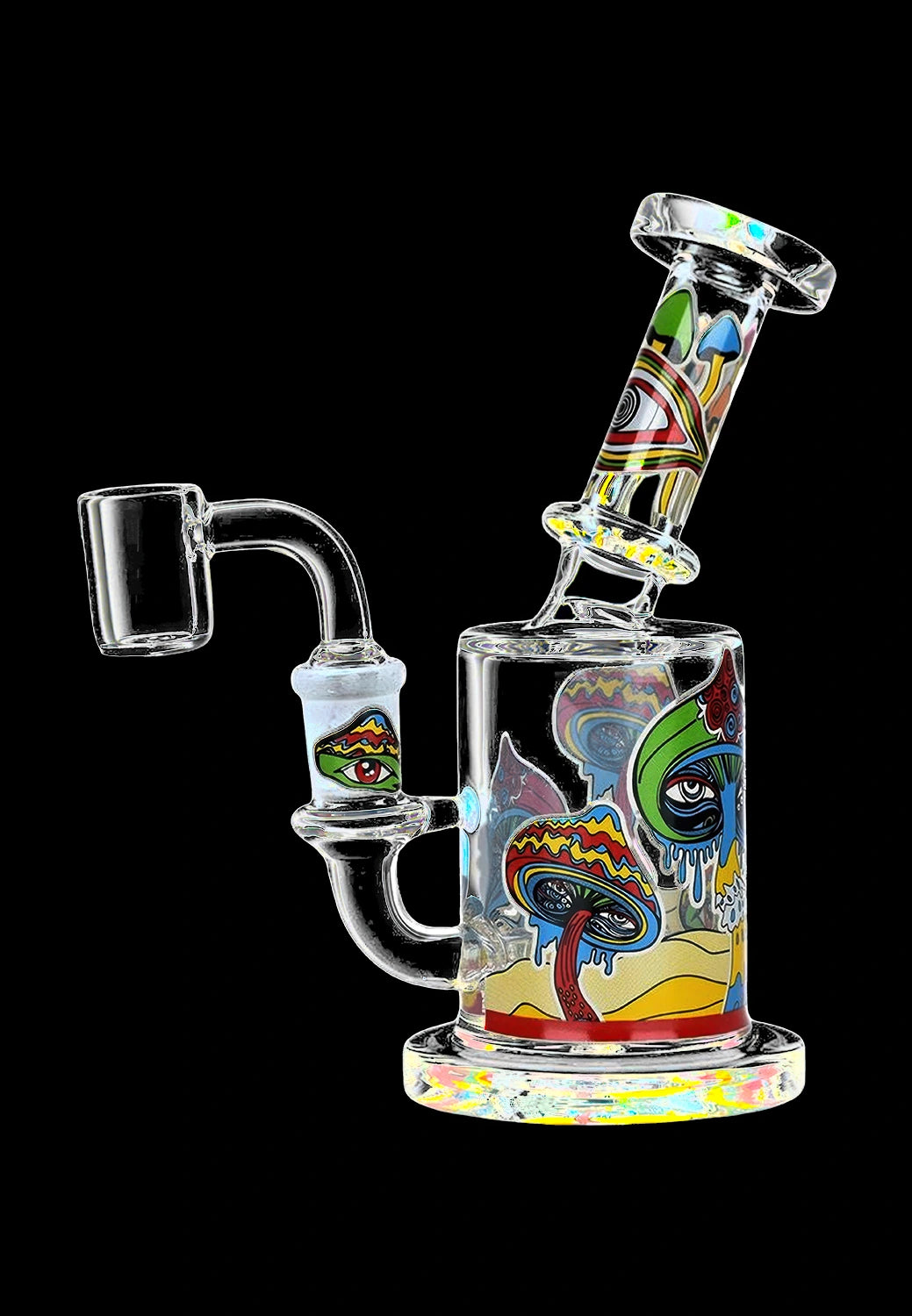 Fungi Eyes, They're Watching You Glow In The Dark Dab Rig