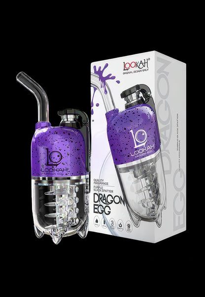 Lookah Dragon Egg eRig Bubbler | Spatter Edition