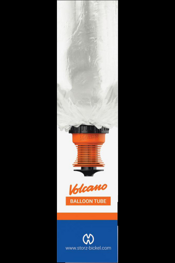 Volcano balloon tube filled with vapor, advertising the Storz & Bickel brand. - Storz & Bickel Volcano Balloon Bag Tube