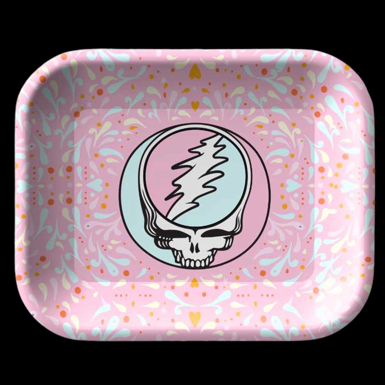 Blazy Susan Grateful Dead Metal Rolling Tray - Small