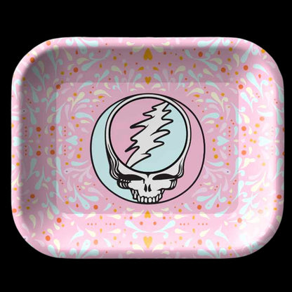 Blazy Susan Grateful Dead Metal Rolling Tray - Small