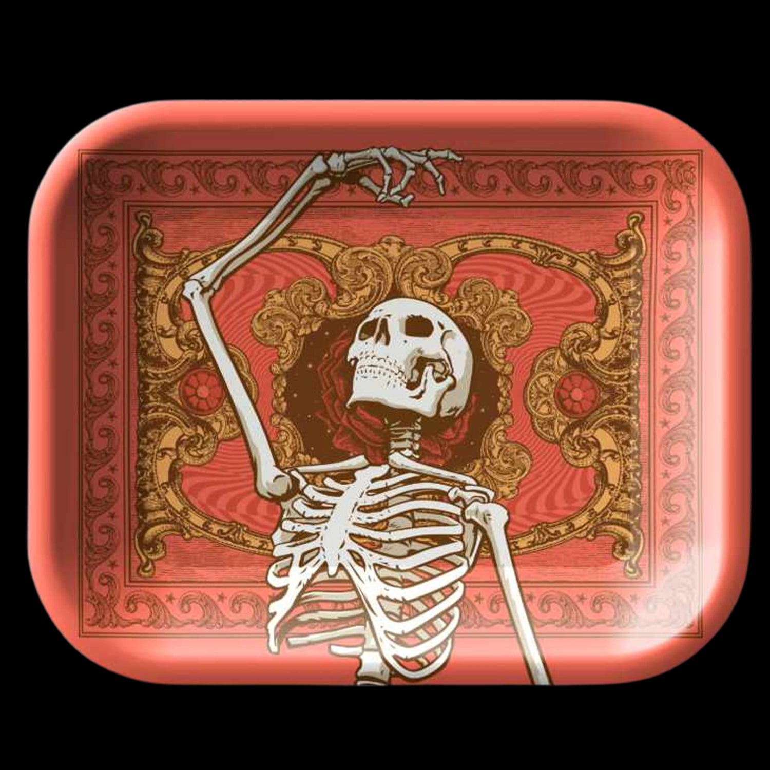 Blazy Susan Grateful Dead Metal Rolling Tray - Small