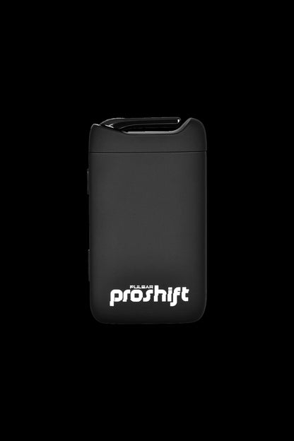 Black Pulsar vaporizer with “proshift” logo.