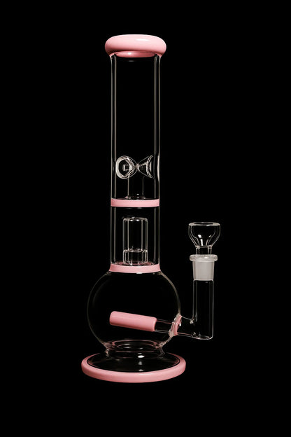 Smoke Cartel Inline Glass Ball with UFO & Circ Perc Bong - 16 in.